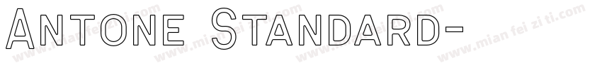 Antone Standard字体转换
